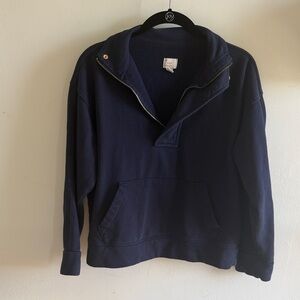 A new day S quarter zip navy sweatshirt